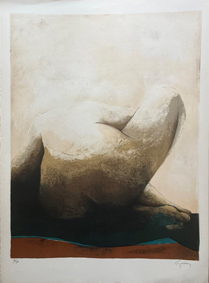 Claude Gaveau, Hommage à la femme (Nude), Lithograph