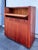 Vintage hideaway dry bar or storage console | Late Mid-century modern in Captains Line for D Scan style. Amazing rolling...