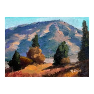 Original Fine Art Oil Paintings by Grace Diehl - Mountainside For Sale