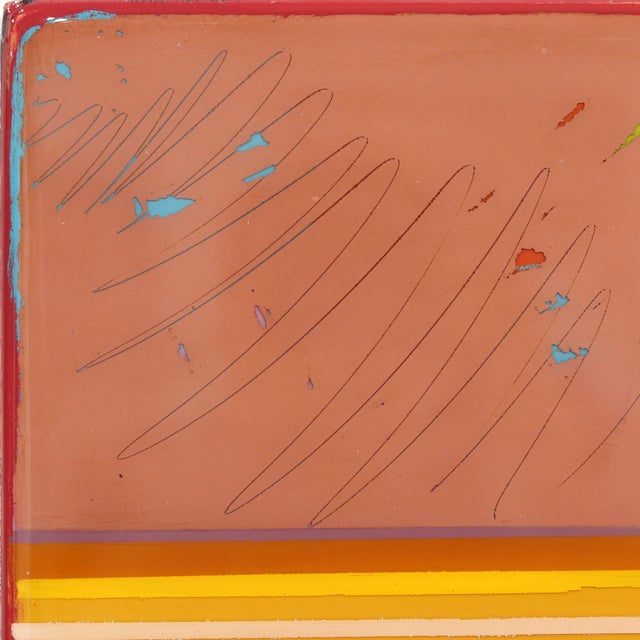 2020s In Tune 68 - Small Modern Resin Warm Tone Minimalist Original Artwork by Ricky Hunt For Sale - Image 5 of 9