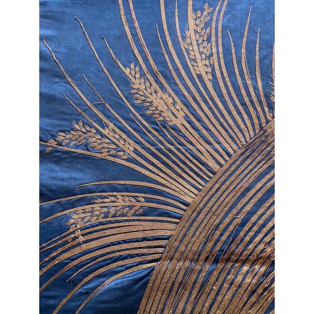Framed Japanese Embroidery Silk Panel Meiji Period For Sale In Atlanta - Image 6 of 11