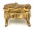 1900s Vintage Gold Art Nouveau Brass Jewelry Trinket Box For Sale In Las Vegas - Image 6 of 10