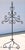 Metal Monumental 13-Light Mexican Hand-Forged Wrought Iron Floor Candelabra – Spanish Colonial Hacienda Style, 65” Tall For Sale - Image 7 of 18