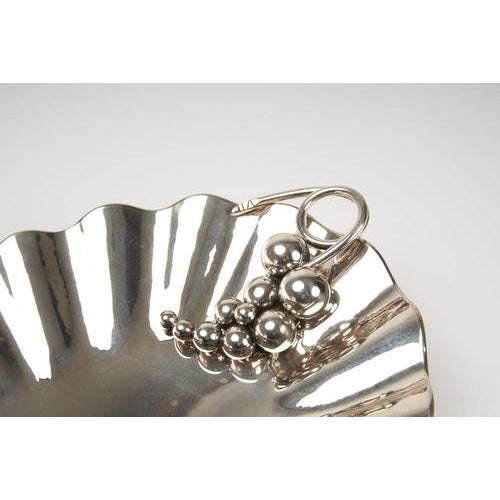 Embossed Silver Centerpiece Tray with Relief Decoration For Sale - Image 4 of 7