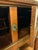 Brass Early 19th C. French Empire Mahogany & Brass Cabinet, Faux-Marble Top For Sale - Image 8 of 14
