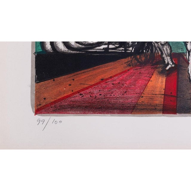 Franz Priking, Promenade équestre au Clair de Lune, Lithograph For Sale - Image 5 of 7