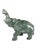 African Vintage Verdite Walking Elephant Hand Carved Sculpture For Sale - Image 3 of 11