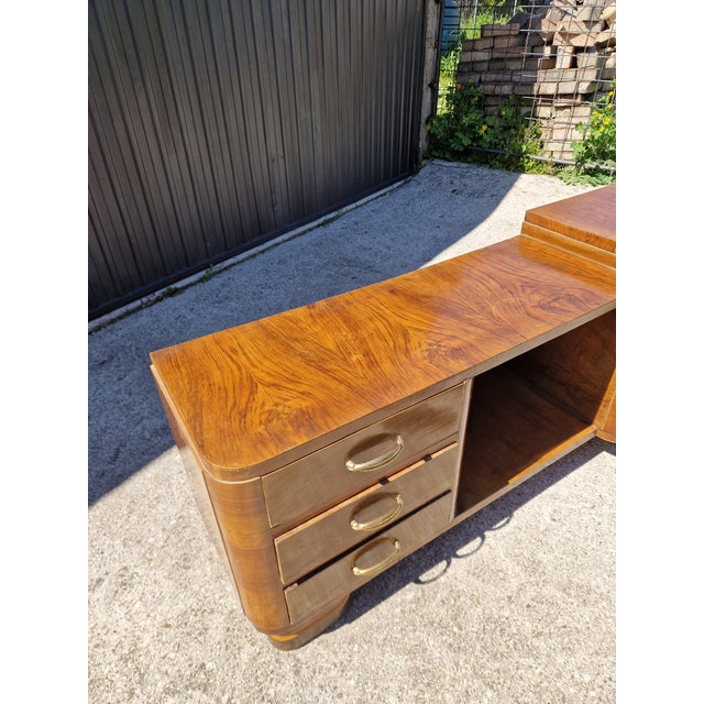 Art Deco Briar Console Table, 1930s For Sale - Image 13 of 15