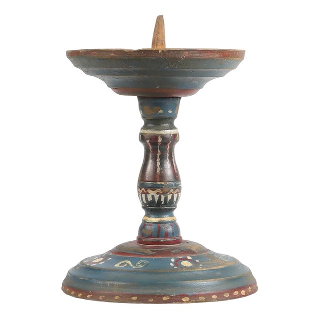 Candleholder, Hälsingland, Sweden, 1850s For Sale