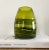 1990s 1990s Studio Art Glass Hand Blown Vase in Olive Green For Sale - Image 5 of 7