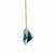Mid 20th Century Mid 20th Century 18k Yellow Gold Gia Certified 43.73ct Blue Topaz Bezel Necklace For Sale - Image 5 of 7