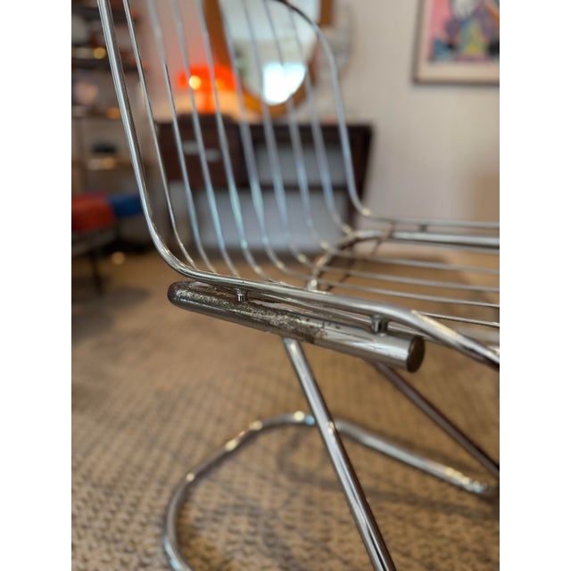 A Space Age Italian Chair in the Style of Gastone Rinaldi, Circa 1970s For Sale - Image 9 of 12