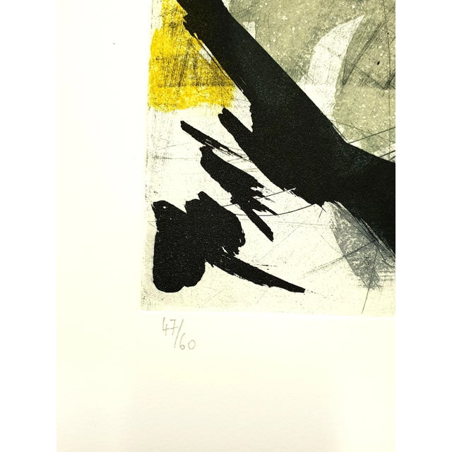 Abstract Composition -Etching by Jean Miotte, 1994 For Sale - Image 3 of 8