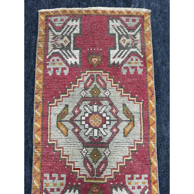 Early 21st Century Turkish Yastik Rug 1'5" x 2'11" For Sale - Image 5 of 5
