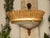 Vintage Spanish Gilt Metal Crown Chandelier with Frosted Glass and Leaf Motifs For Sale - Image 11 of 12