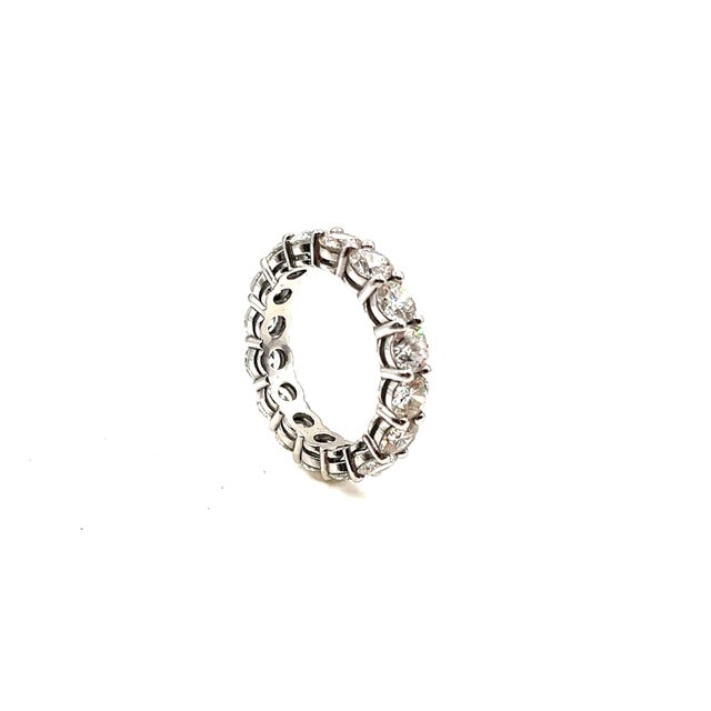 Early 21st Century 5.21 Ct Diamond Eternity Ring Size 7.5 For Sale - Image 5 of 5