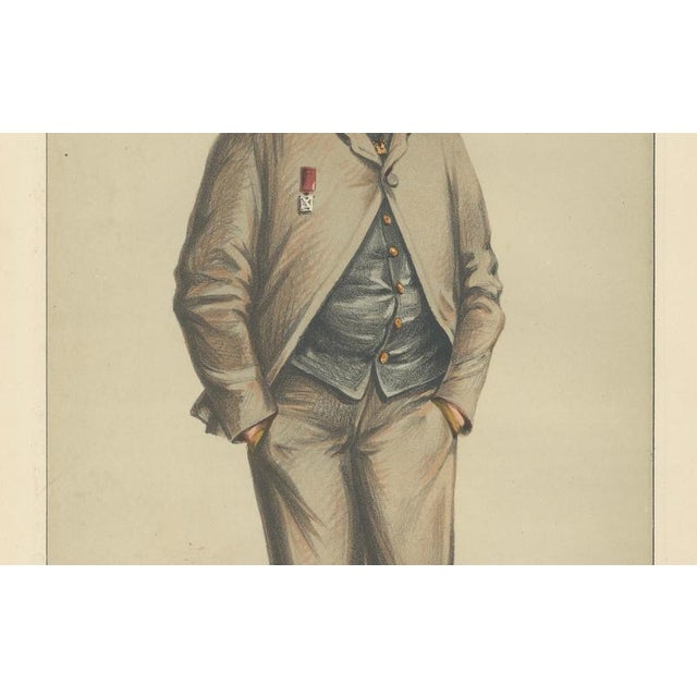 Vanity Fair, Victorian Statesman with Medal Political Portrait, 1870, Paper For Sale - Image 3 of 10