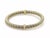 This gorgeous authentic vintage bangle is by Cartier, it is crafted from 18k yellow gold mixed with stainless steel set in...