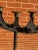 Torch Cut Brutalist Steel and Iron Floor Standing Candelabra Candle Holder For Sale - Image 4 of 5