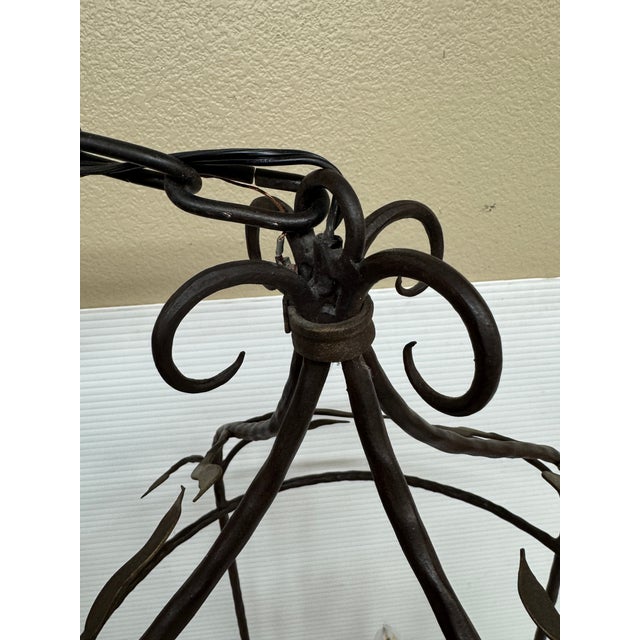 Ironware Celeste Lantern Chandelier For Sale - Image 12 of 18