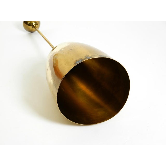 Mid-Century Modern Brass Height-Adjustable Pendant Lamp, 1950s For Sale - Image 16 of 18