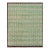 Rug & Kilim’s Moroccan Style Rug in Green and Gold Diamond Patterns For Sale