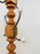 Vintage Brass Wood Coat Rack Porcelain Cream Knobs Entryway Hat Rack For Sale In Tampa - Image 6 of 6