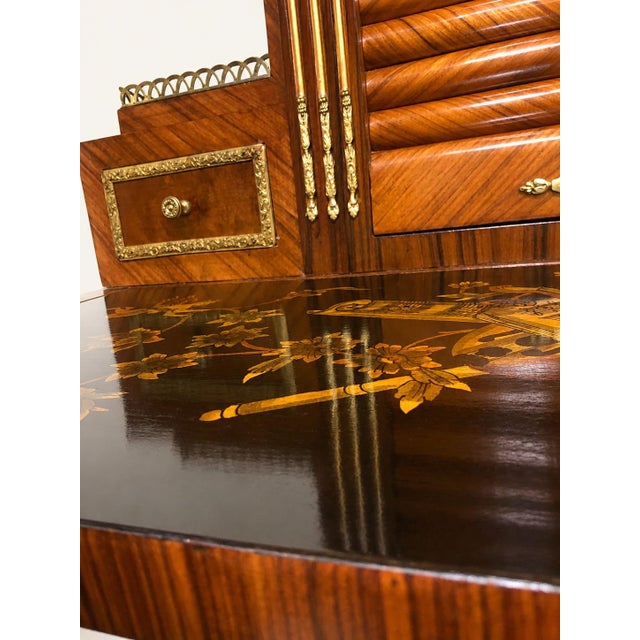 Wood French Louis XV Style Desk For Sale - Image 7 of 18