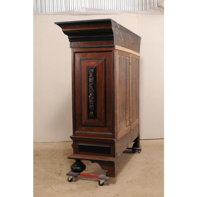 18th C. Swedish Period Baroque Wardrobe For Sale In Atlanta - Image 6 of 11