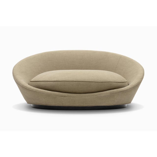 Here is an amazing, oversized "Satellite" lounge chair or chaise by Milo Baughman. This fantastic seating element can...