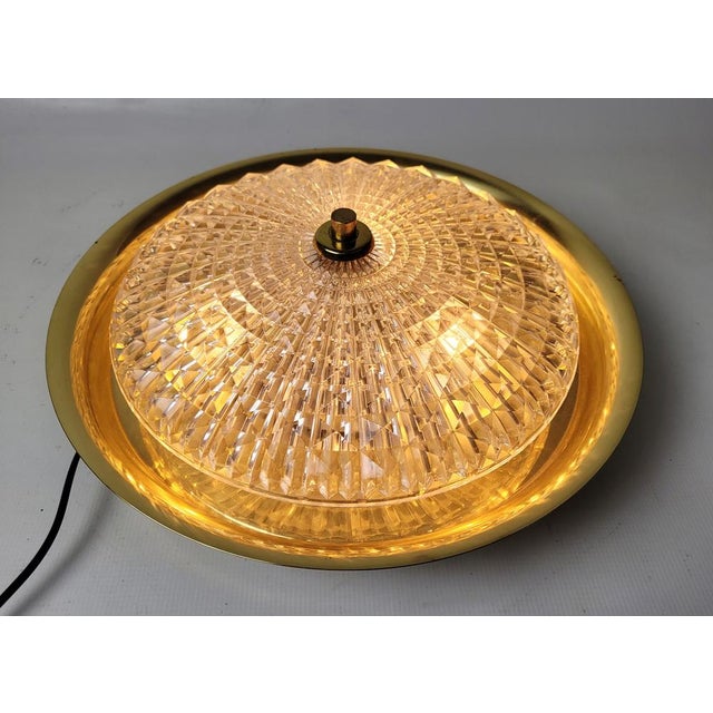 1960s Ceiling Lamp by C. Fagerlund for Orrefors, 1970s For Sale - Image 5 of 11
