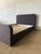 Traditional Queen Size Belgian Linen Slip Covered Bed in Cafe Noir For Sale - Image 3 of 8