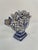 Delft Mid 20th Century Blue and White Majolica Tulip Vase, Tulipiere For Sale - Image 4 of 13
