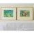 Late 20th Century French Pair of Vintage Watercolor Paintings in Gilt Frames For Sale - Image 5 of 8