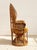 Vintage 1970s Wicker Peacock Chair For Sale - Image 10 of 11