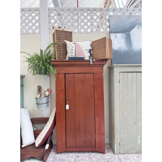 Antique 19th Century Pine Pantry Cabinet For Sale - Image 11 of 11