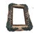 Late 20th Century Late 20th Century Safari Animal Print With Faux Bamboo Accents Mirror For Sale - Image 5 of 6