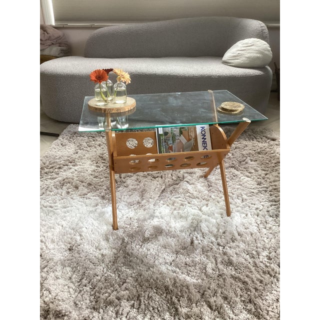 Wood Small Coffee Table from Cor Alons Netherlands, 1950s For Sale - Image 7 of 7