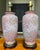 Late 20th Century Vintage Frederick Cooper Chicago Patterned Porcelain Table Lamps, Pair For Sale - Image 5 of 10
