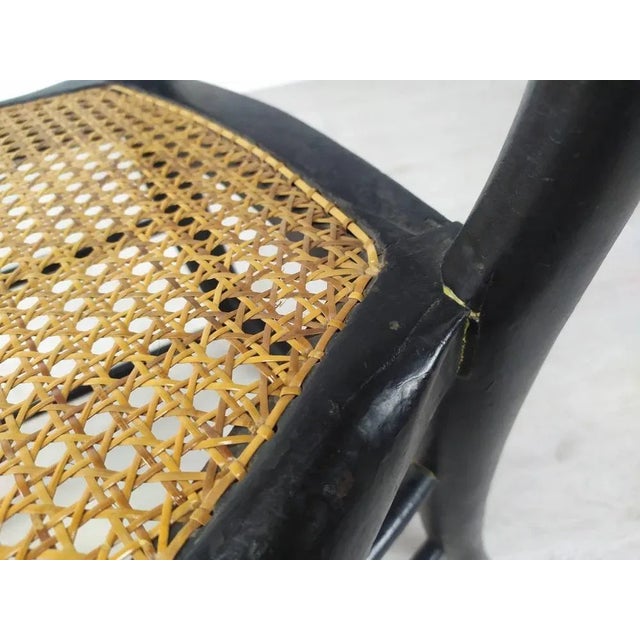 Black Napoleon III Children's Chair For Sale - Image 8 of 16