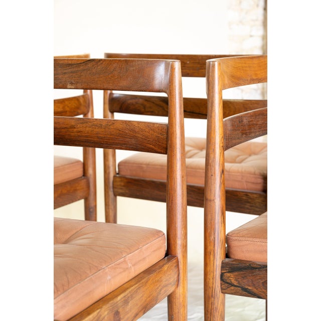Model 301 Chairs by Kai Kristiansen, 1960s, Set of 4 For Sale - Image 3 of 5