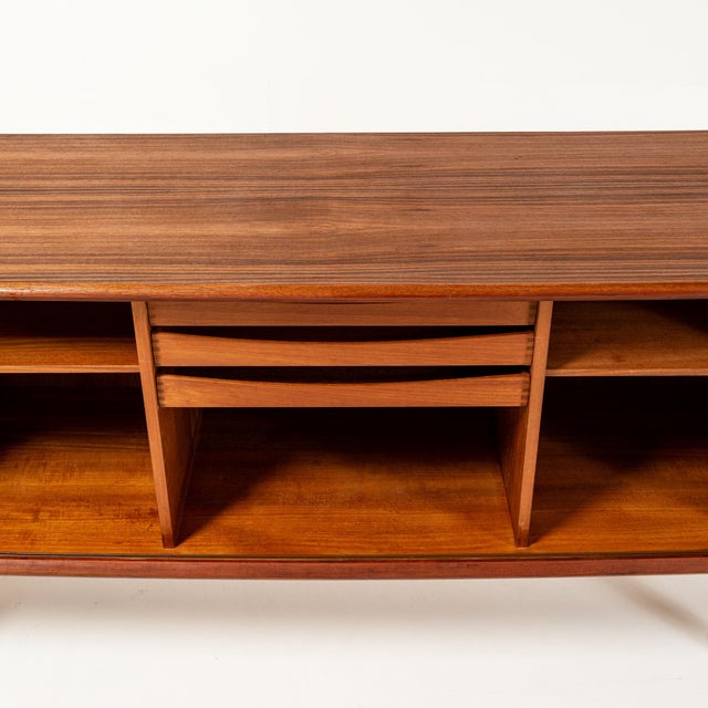 Bernard Pedersen & Son Tambour Door Credenza in Teak For Sale In Seattle - Image 6 of 10