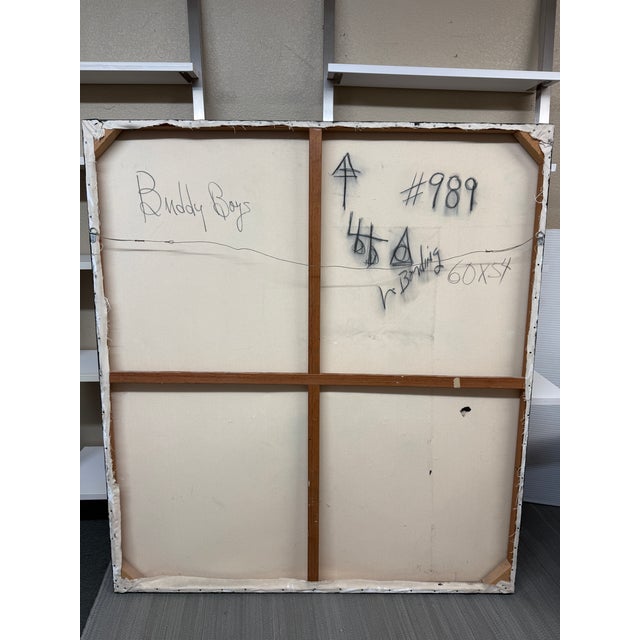 Louis Bording Buddy Boys Original Painting, Signed For Sale - Image 12 of 12