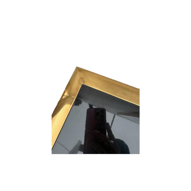 1970s Attributed to William Doezema Style for Mastercraft Black Console Table For Sale - Image 10 of 11