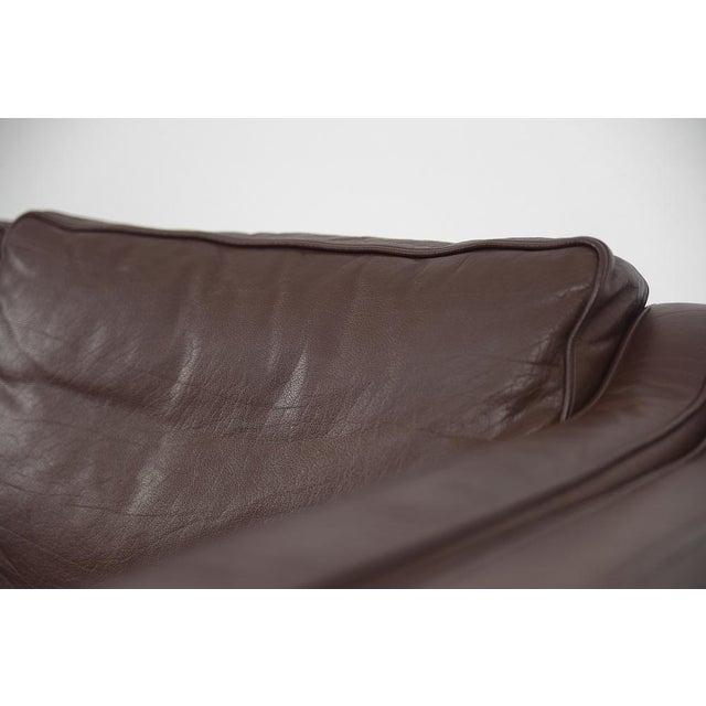 Set of Vintage Scandinavian Leather Sofas, 1970s For Sale - Image 4 of 18