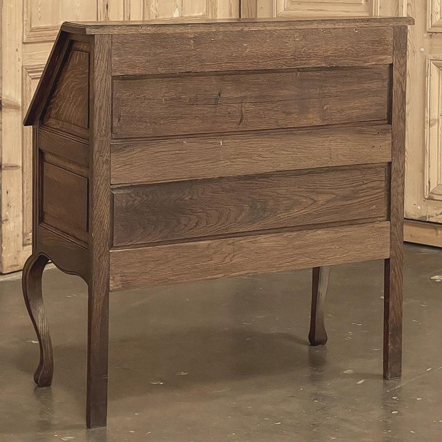 19th Century Country French Louis XVI Slant Front Secretary Desk For Sale - Image 18 of 18