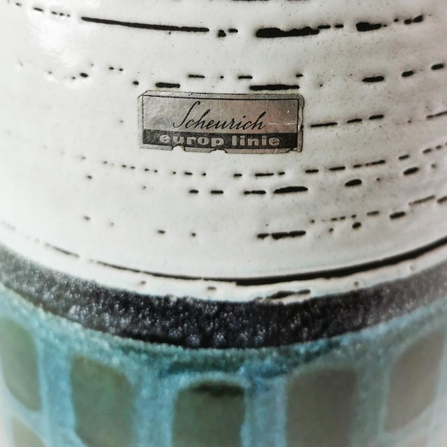 Large Vintage Ceramic Vase from Scheurich, 1970s For Sale - Image 12 of 13