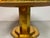 Wood Mid-Century Octagonal Brass and Burl Veneer Coffee Table, 1970s For Sale - Image 7 of 18