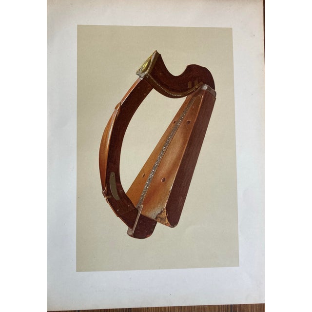 Late 19th Century Original 19th Century Engravings of Various Musical Instruments - Set of 6 For Sale - Image 5 of 8