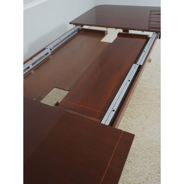 Kindel National Trust Mahogany Inlaid Dining Table For Sale - Image 9 of 18